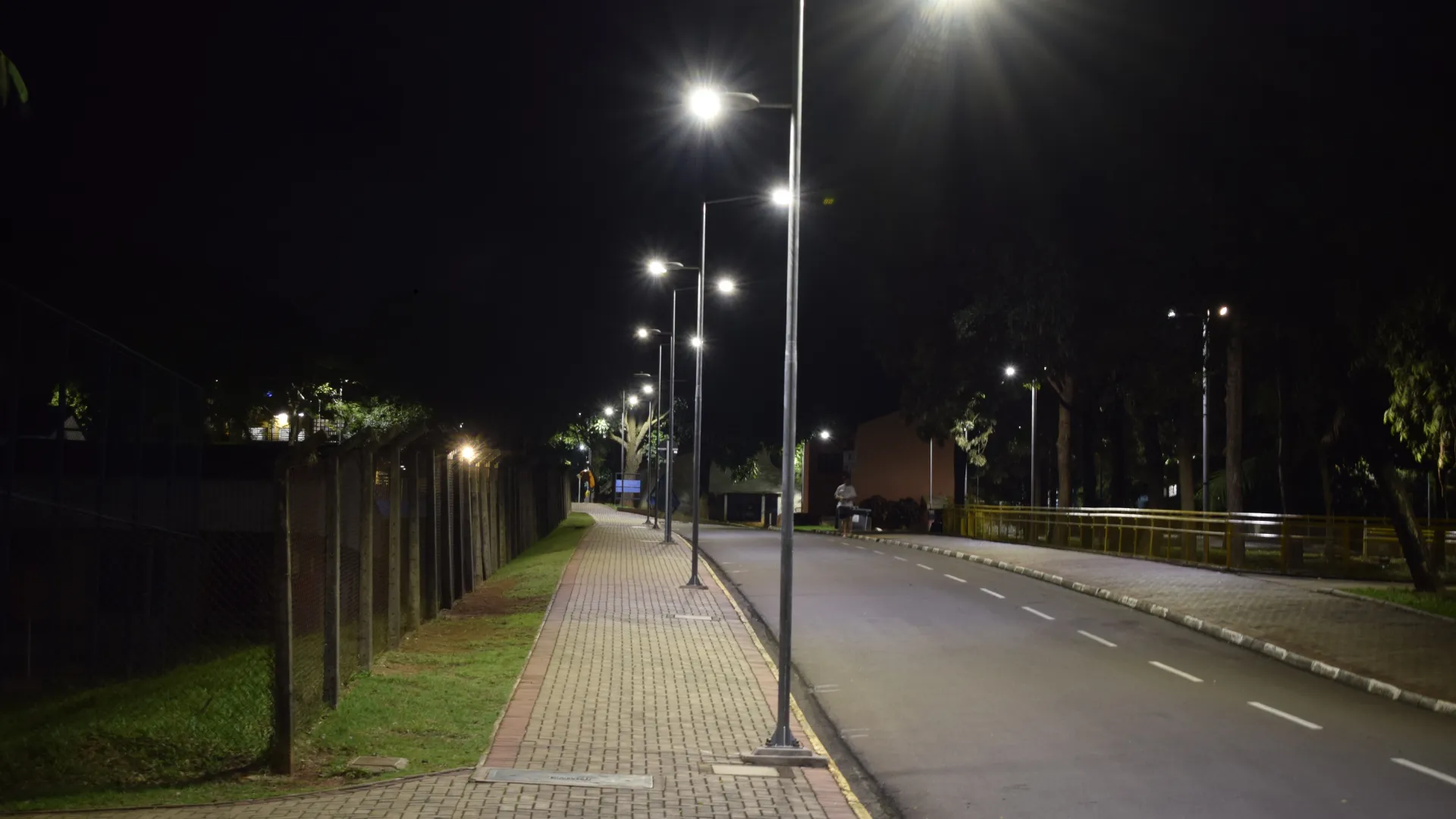 Ambiente iluminado por LED